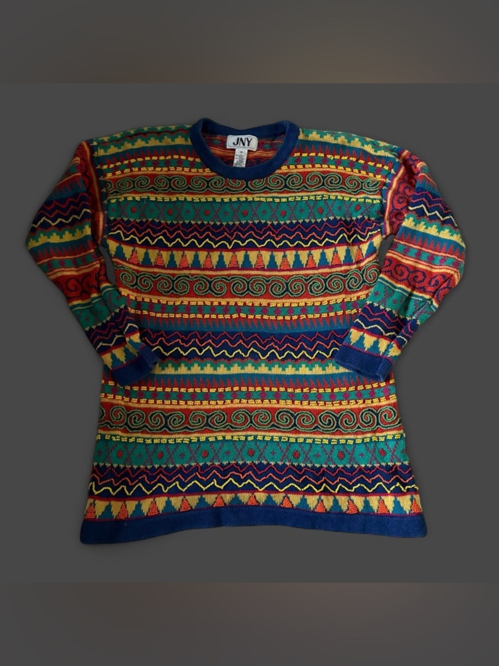 JNY multicoloured sweater Size M #knitwear #winterwear